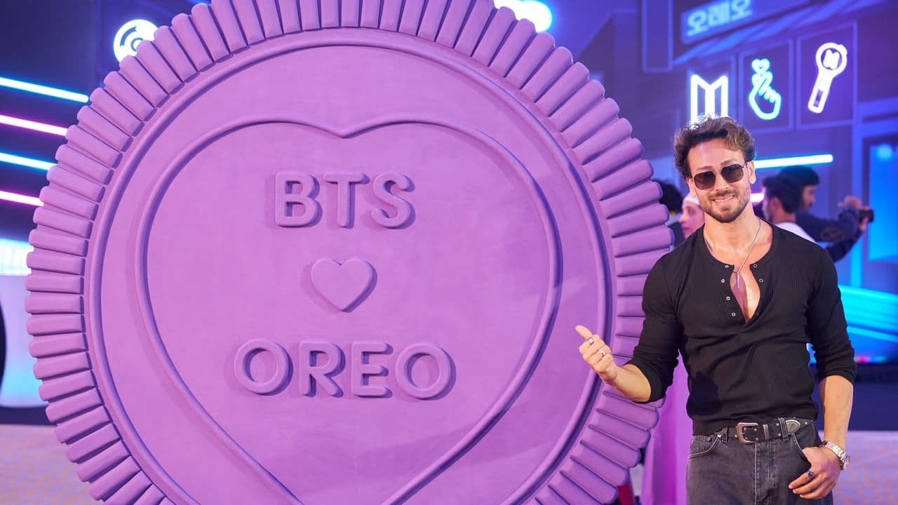 Tiger Shroff Attends BTS x Oreo Launch Event In India
