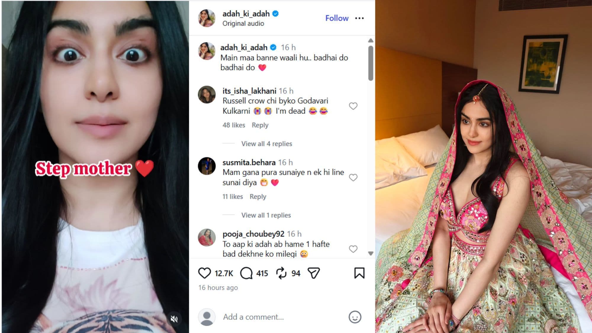 Adah Sharma Profile