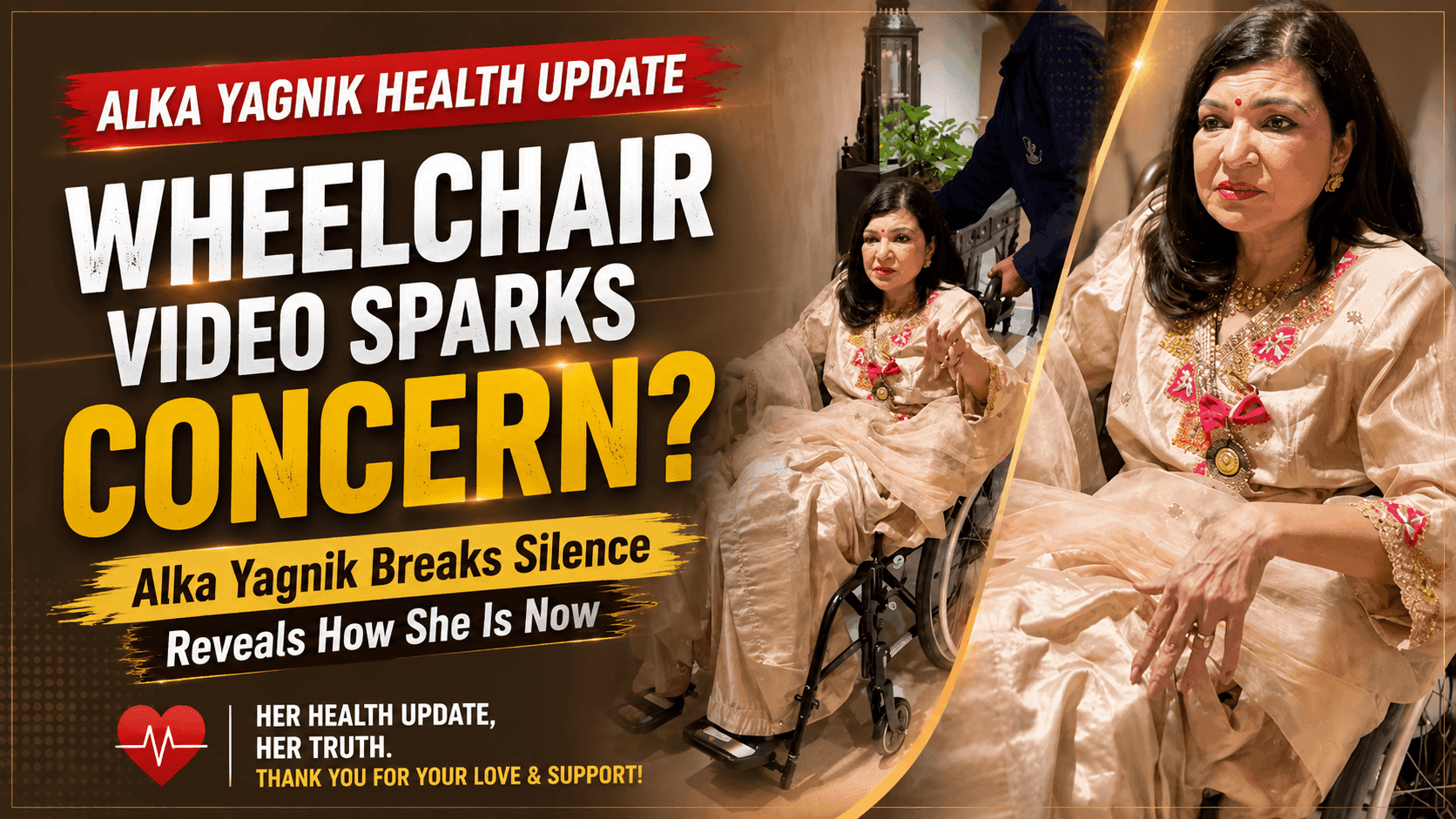 Alka Yagnik Health Update After Wheelchair Video Goes Viral