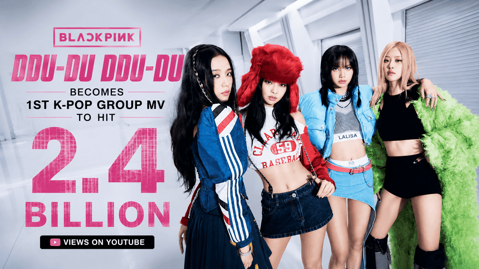 BLACKPINK's DDU-DU DDU-DU Hits 2.4 Billion Views