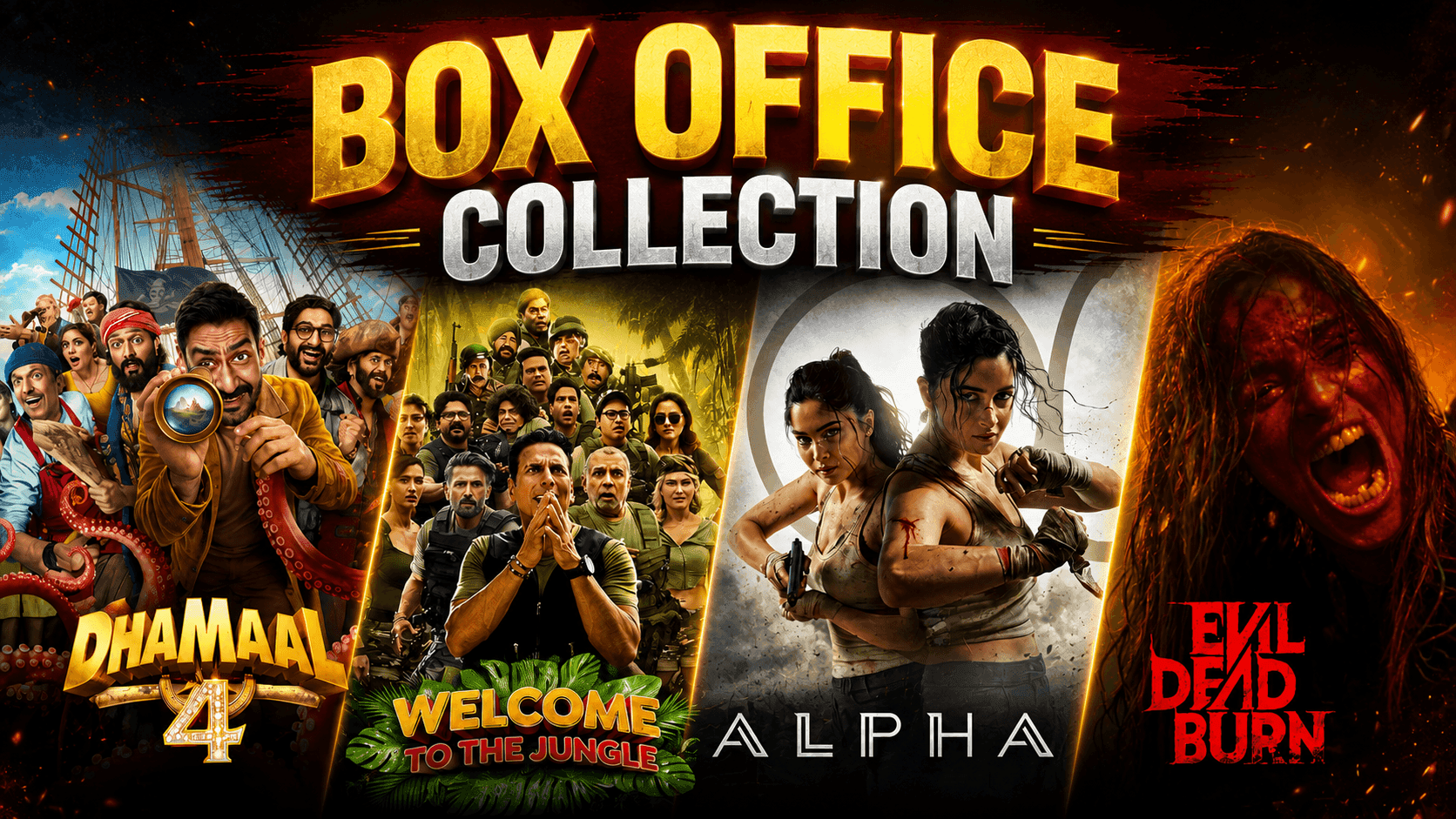 Dhamaal 4 Box Office Collection Beats Alpha, Evil Dead Burn