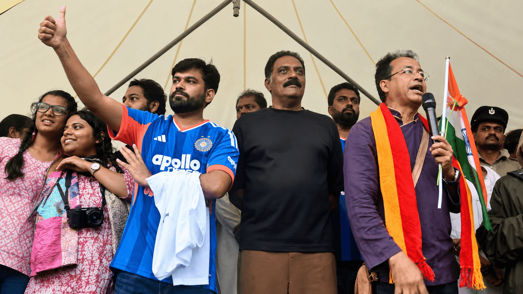 Prakash Raj Joins CJP Protest in Bengaluru