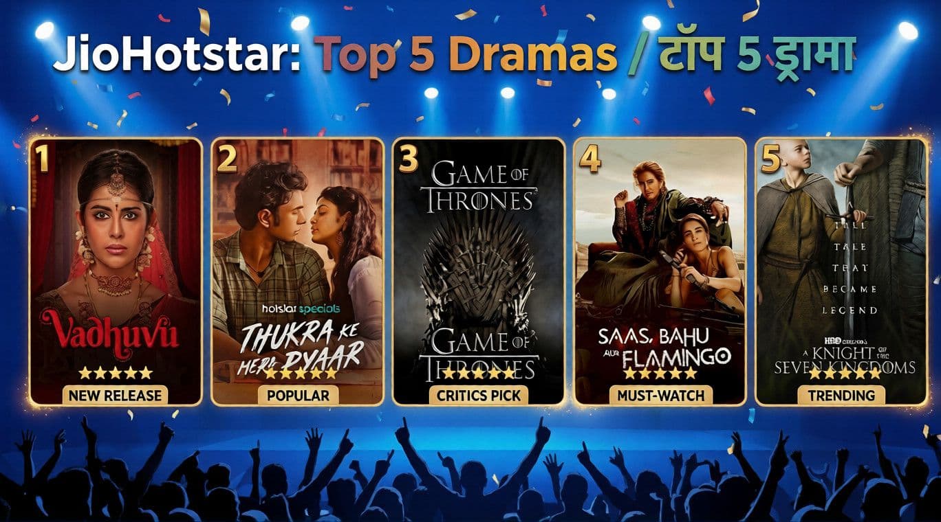 Top 5 Must-Watch TV Dramas on JioHotstar