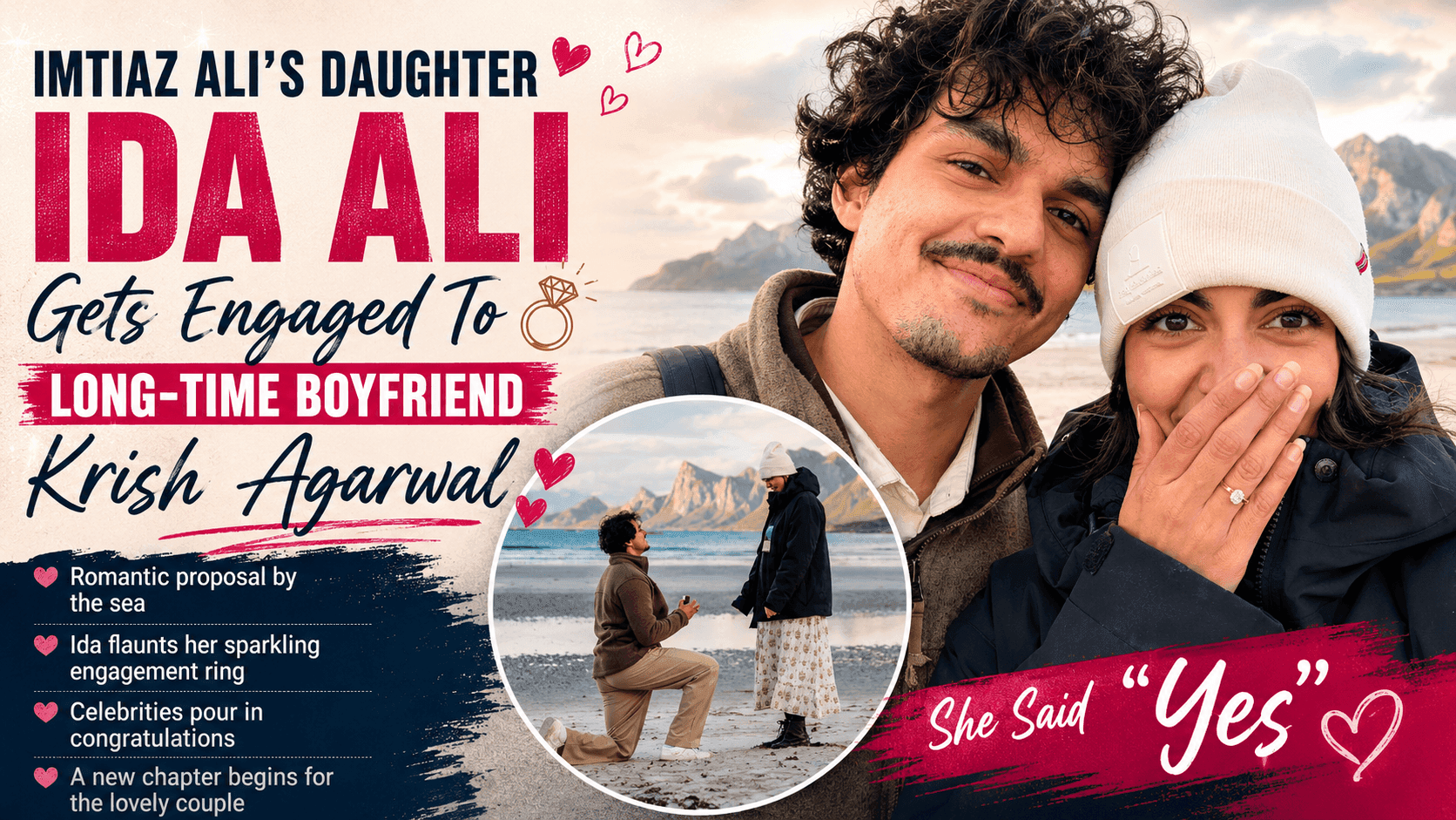 Imtiaz Ali's Daughter Ida Ali Gets Engaged to Krish