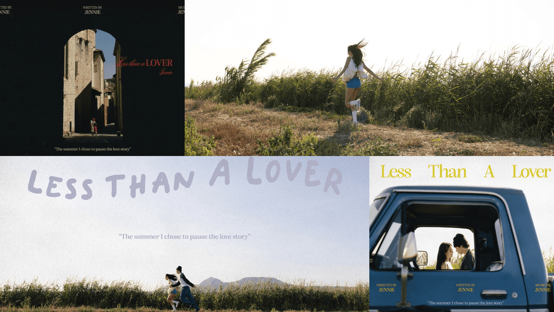 JENNIE Unveils "Less Than a Lover" Teaser Ahead of Release