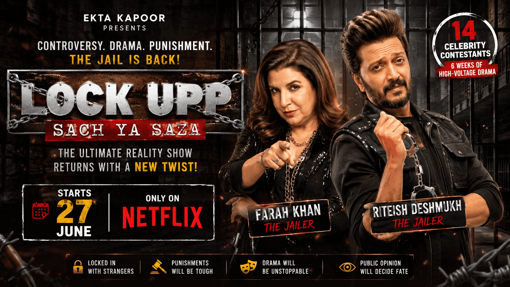 Lock Upp Season 2 Release Date, Hosts & Streaming Details