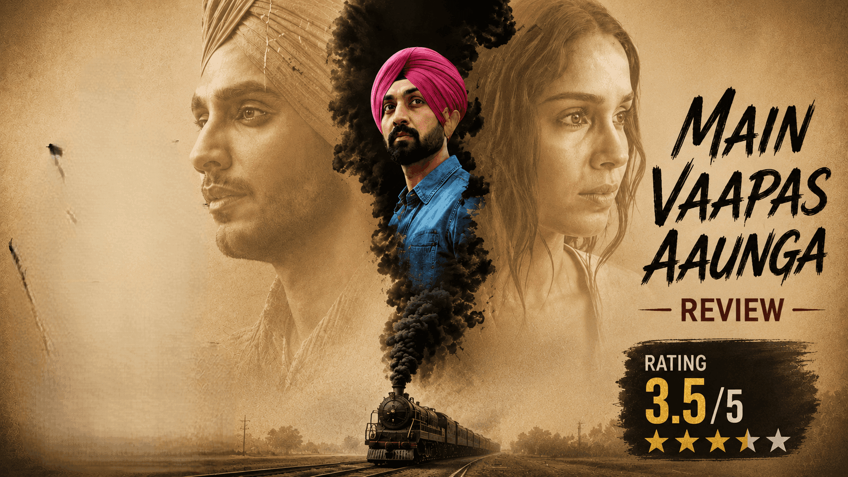 Main Wapas Aaunga Review: Diljit, Vedang Shine; Naseeruddin Steals