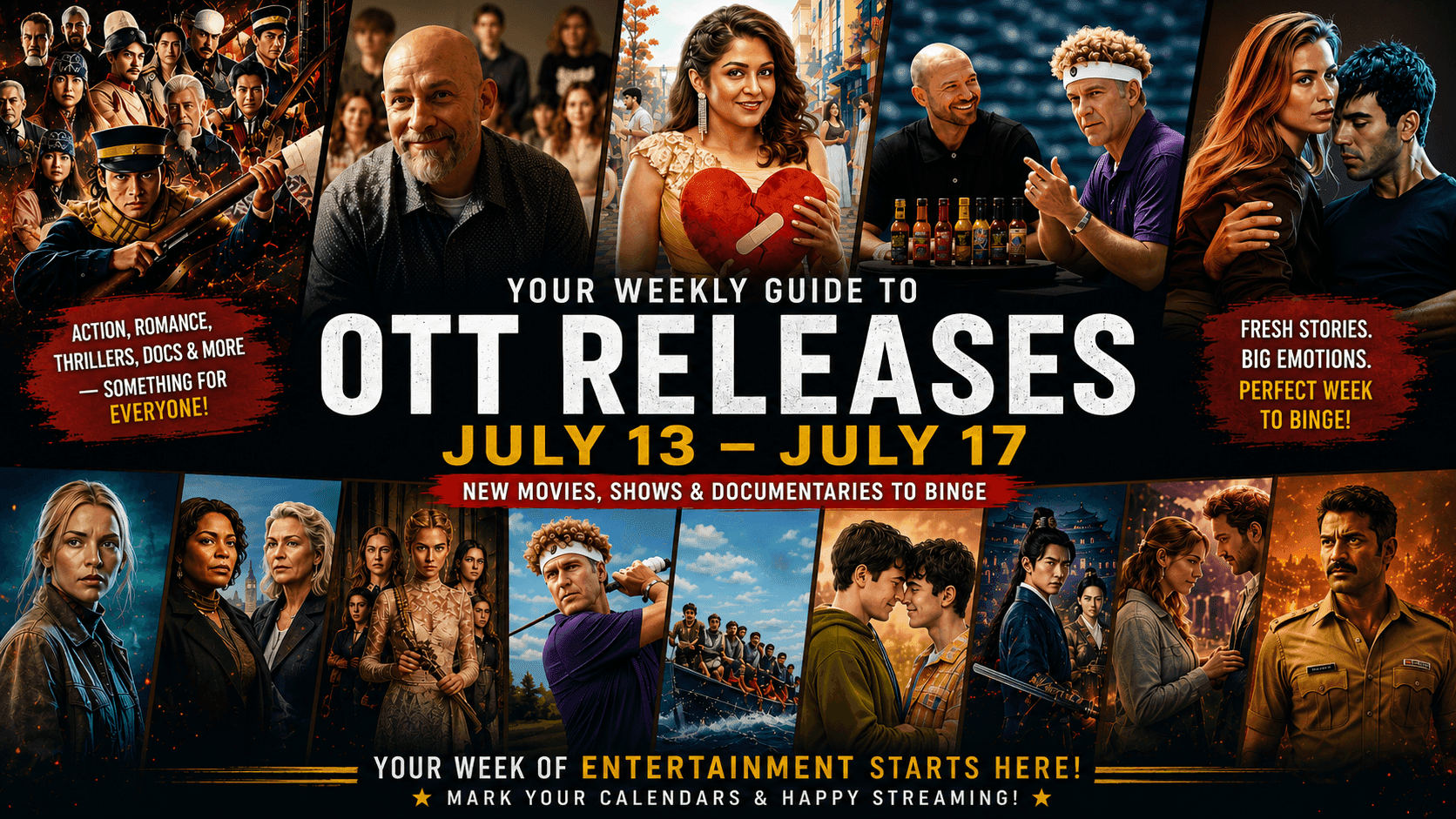 Latest OTT Releases (July 13-19): 15 New Movies & Shows