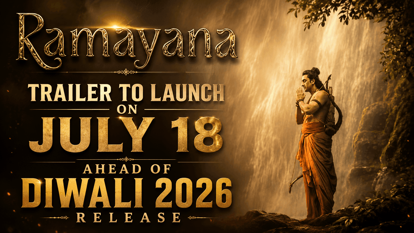 Ramayana Confirms Grand Trailer Launch on July 18
