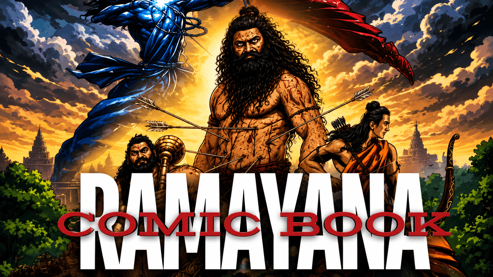 Ramayana Comic Book Shares Stunning First Looks of Cast