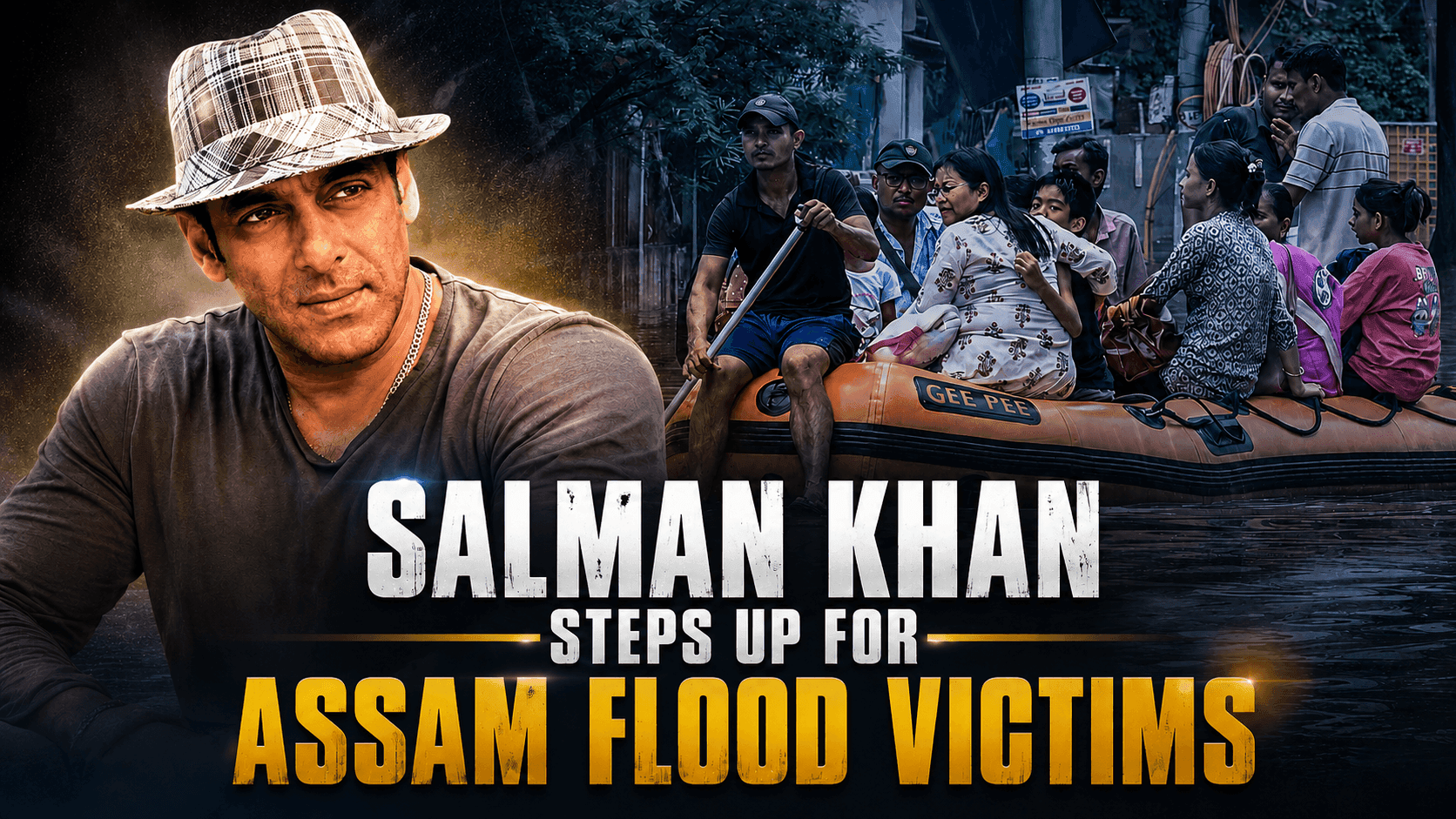 Salman Khan - Assam Flood