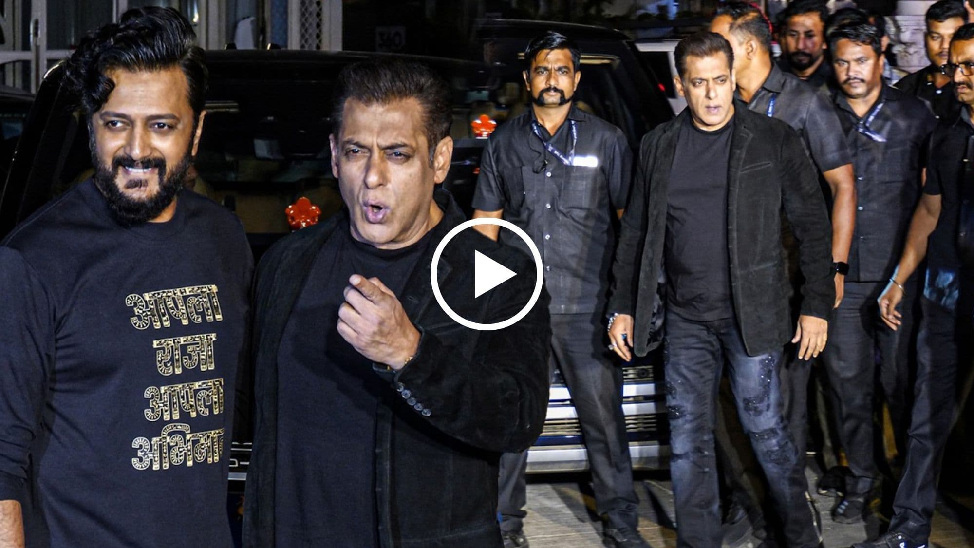 Salman Khan Angry as Paps Apologize at Raja Shivaji Bash Video Viral