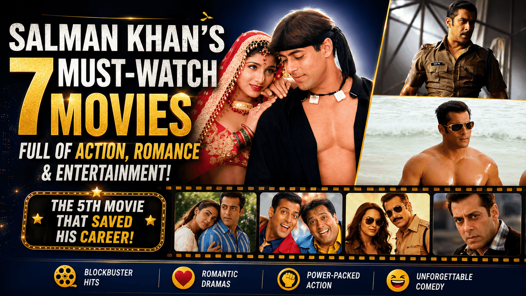 7 Salman Khan Blockbusters You Can't Miss on JioHotstar