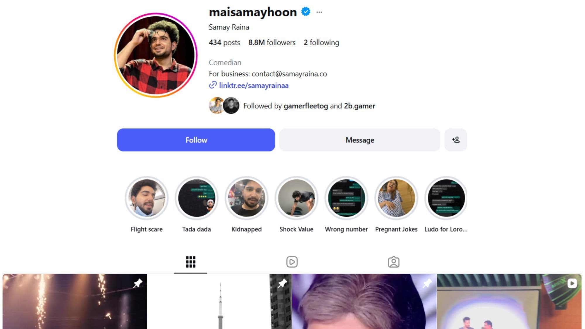 Samay Raina Profile