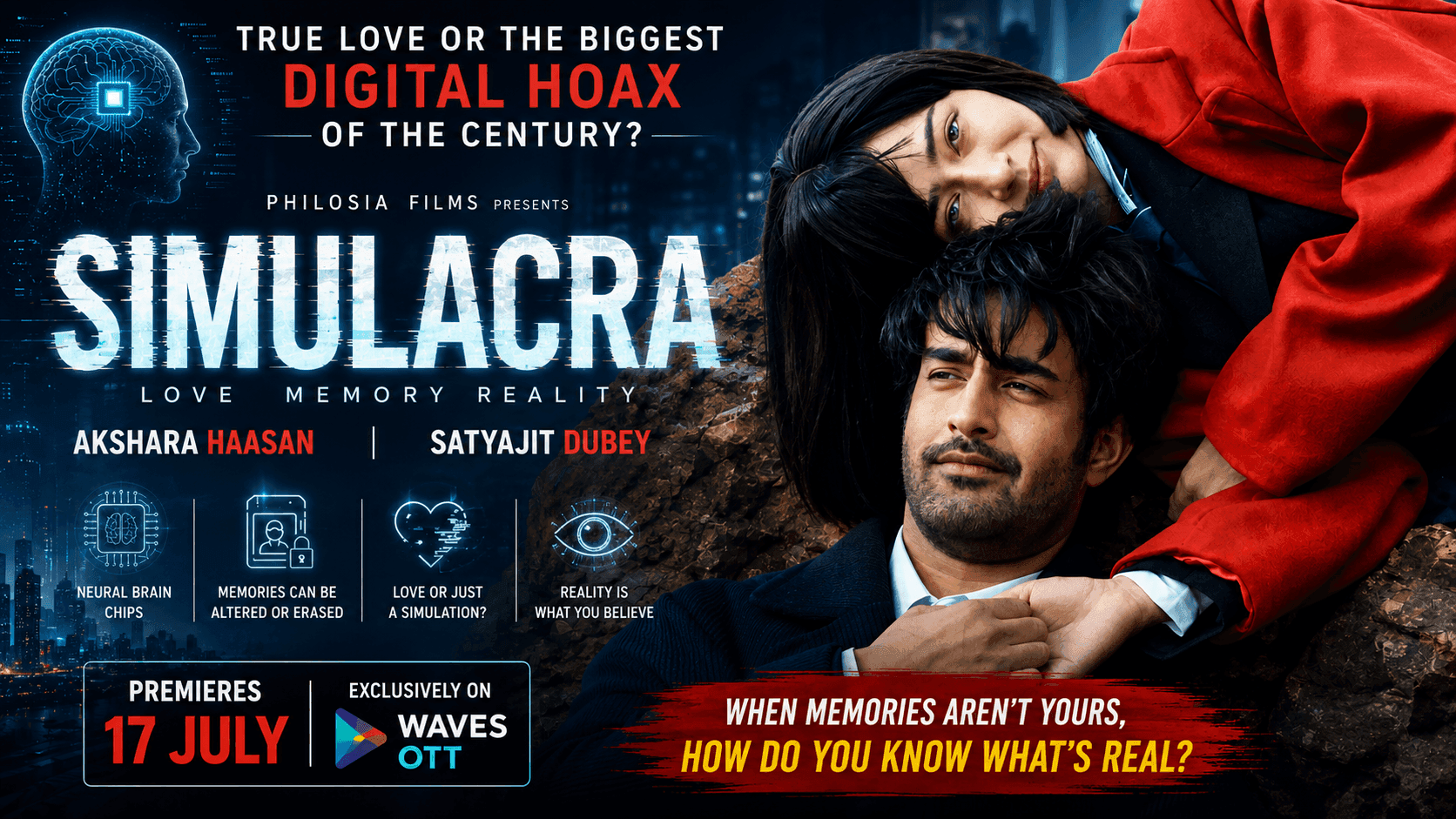 Simulacra Trailer Buzz: Akshara Haasan's Sci-Fi Thriller