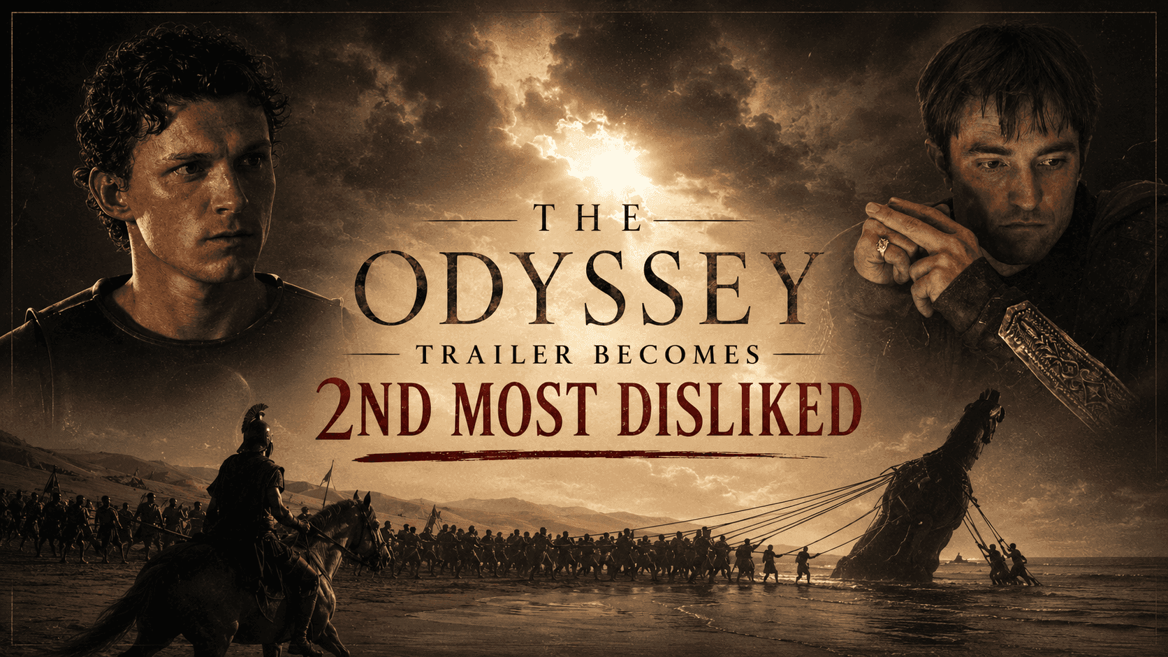 The Odyssey Ranked As 2nd most disliked trailer on YouTube