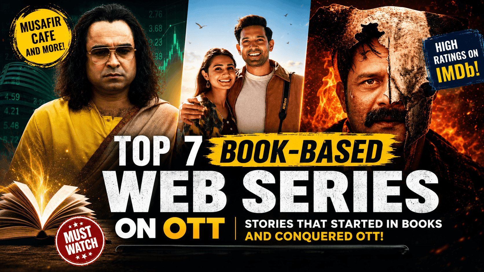 Top 7 Best Book-Based Web Series on OTT Platforms