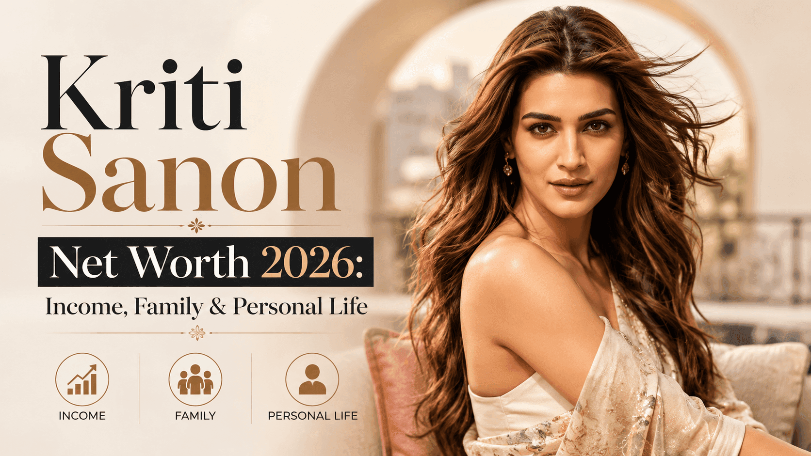 Kriti Sanon Net Worth 2026: Income, Family & Personal Life